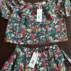 Shirt and Skirt Outfit